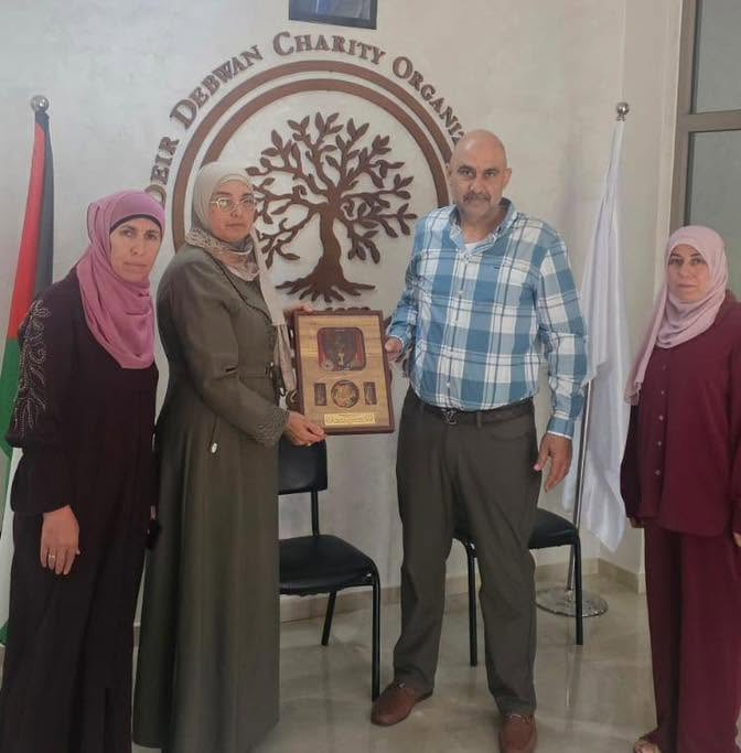 Welcoming the faculty and staff of Deir Debwan Girls Secondary School